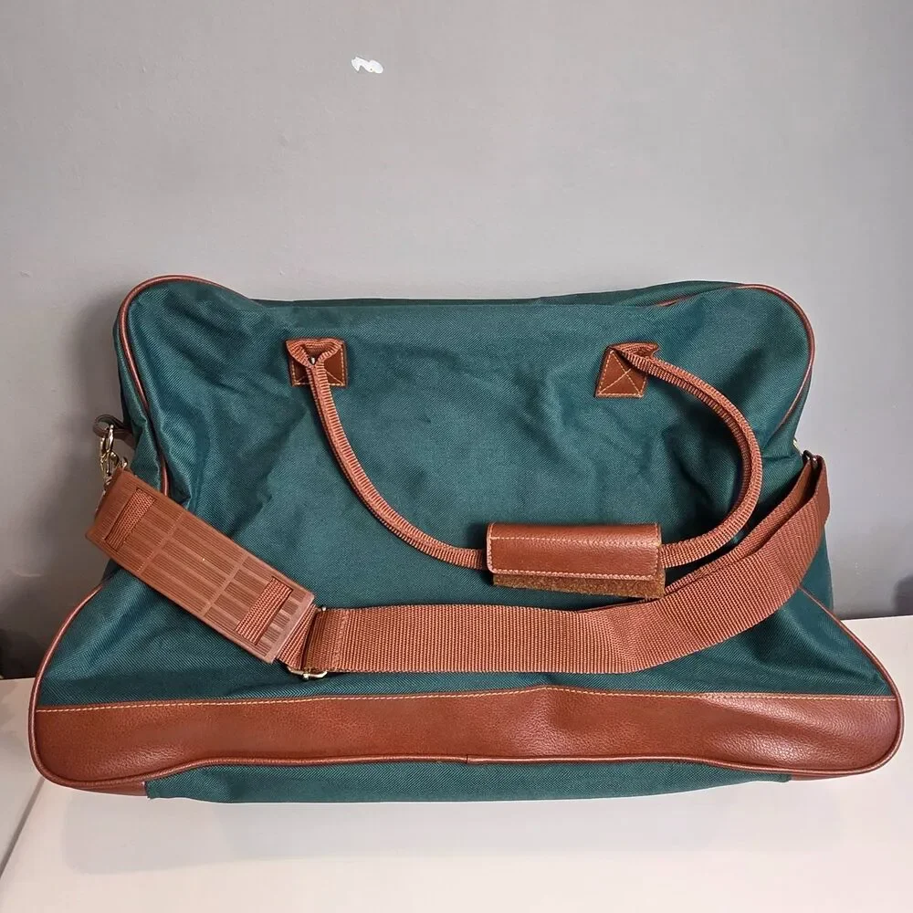 Vintage Polo Ralph Lauren Canvas Duffle Weekender Travel Bag Quiet Luxury